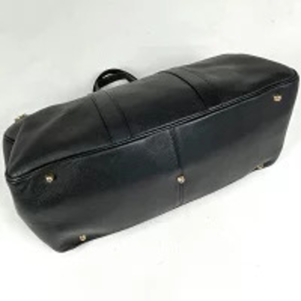 Salvatore Ferragamo leather Boston bag black shoulder Black